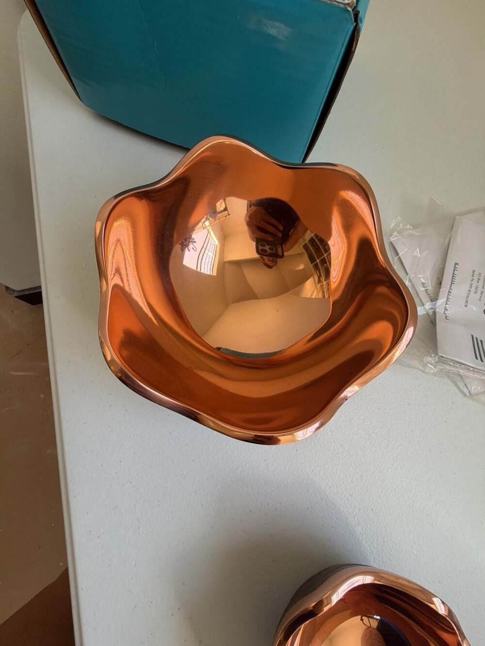 Nambe Copper Canyon Bowl Lisa Smith 2009 - Picture 4 of 5
